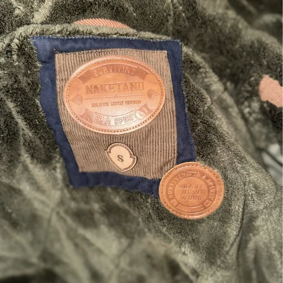 Naketano Women's Olive Hooded Jacket Sz Small - Picture 9 of 16